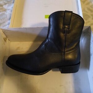Quince Black Ankle Boots